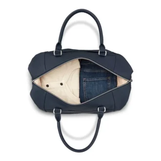 Klassischer Wochenendkoffer aus Leder