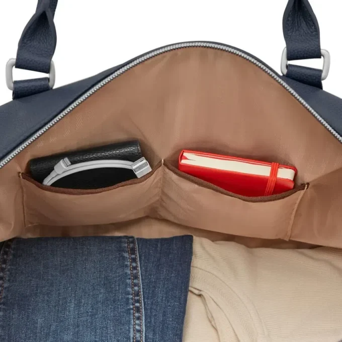 Klassischer Wochenendkoffer aus Leder