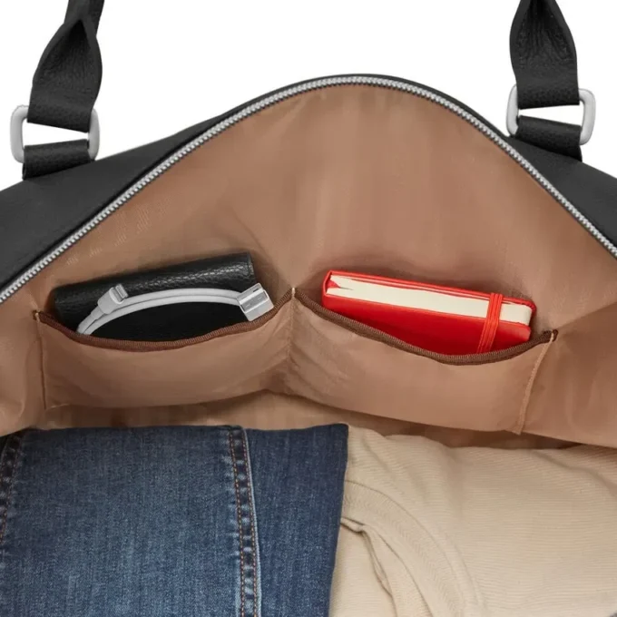 Klassischer Wochenendkoffer aus Leder