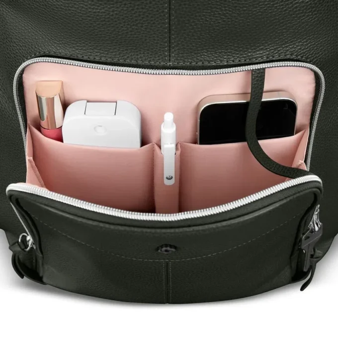 Mobile Solution 2 Deluxe-Rucksack aus Leder